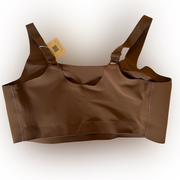 Evelyn & Bobbie L Structured Scoop Bra Brown NWT - Picture 2 of 7